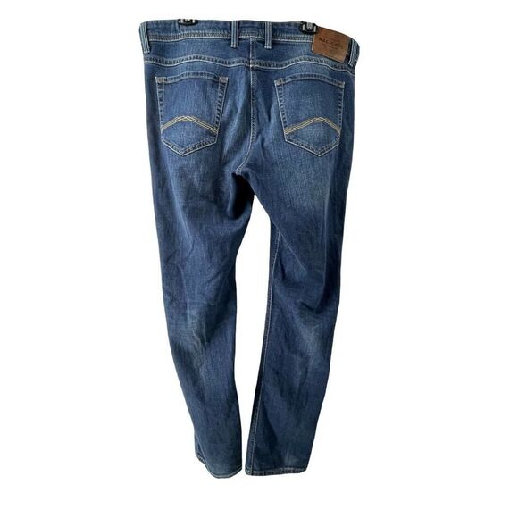 MAC Jeans Mens Blue Denim Straight Leg Relaxed Fit Size 38 x 34 Inch Pants - Picture 2 of 5